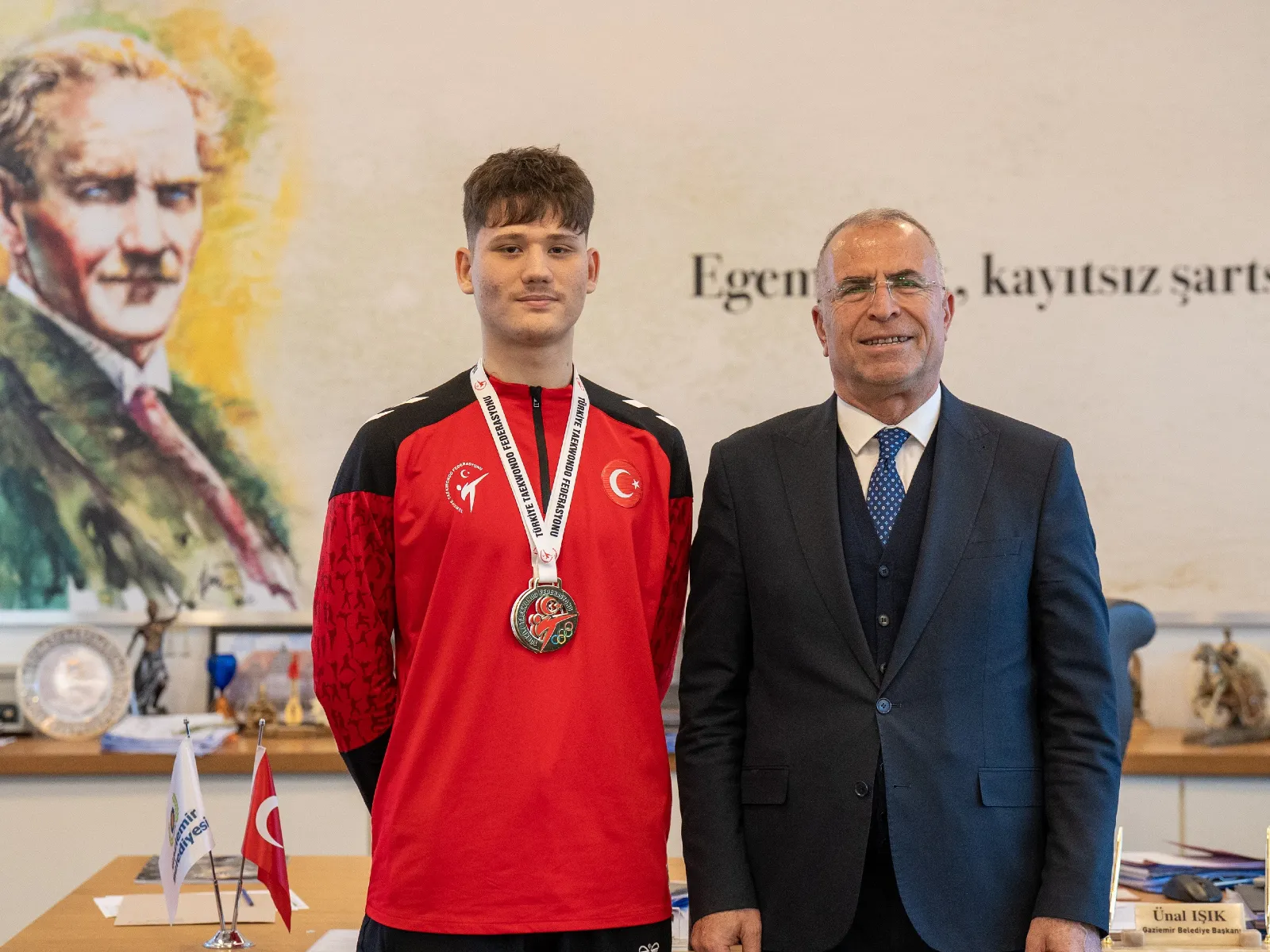 Gaziemirli taekwondocu Türkiye şampiyonu oldu