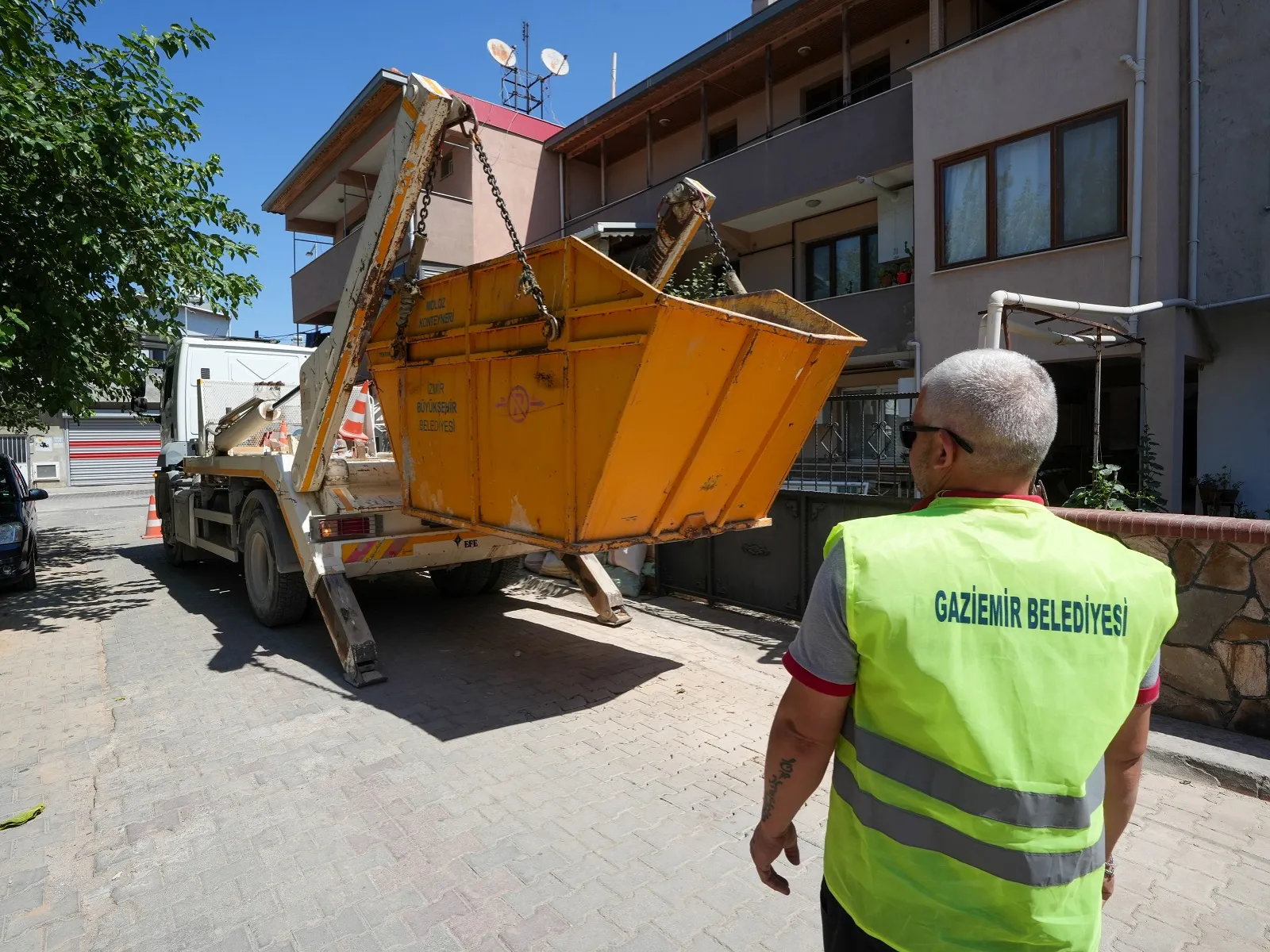Gaziemir Belediyesi’nden moloz atıklarına çevreci çözüm