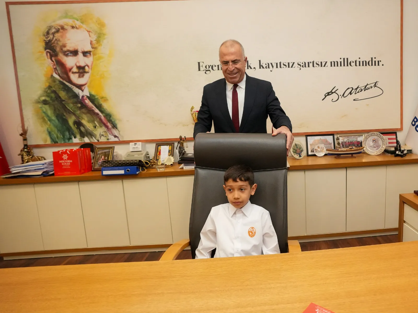 Başkan Işık, 23 Nisan’da koltuğunu Ege’ye devretti